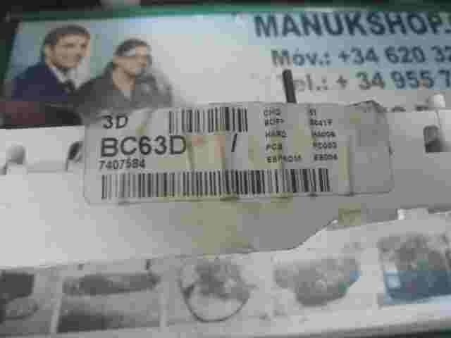 Esferas del cuadro instrumentos Nissan Micra K12 2006 48/65  3D BC63D 7407584