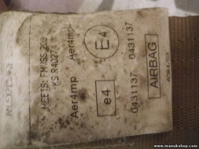 Cinturón de seguridad delantero izquierdo SsangYong Actyon Kyron 7461008002FU