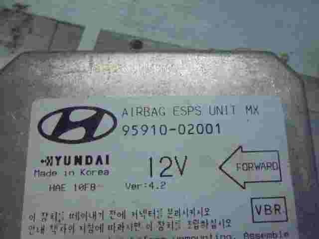Sensor de impacto de airbag  Hyundai Matrix 9591002001 (VBR) VER 4.2 F8H0009097M