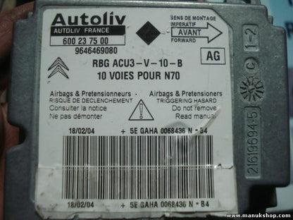 Airbag Centralita Citroen Xsara (AG) 9646469080 600237500 600 23 75 00