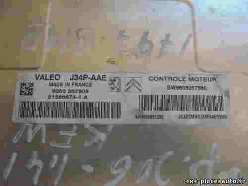 Centralita Peugeot 206 1.4i VALEO J34P-AAE SW9666257580 HW9655883280 215866741A 