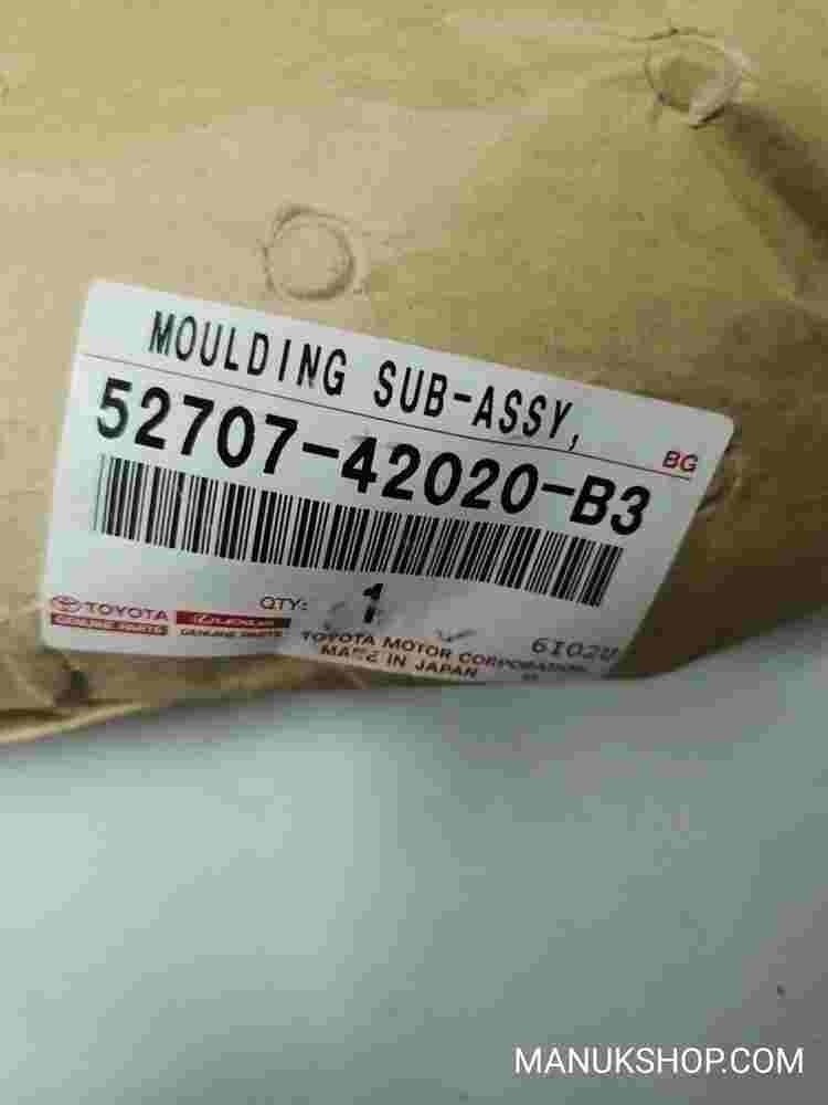 Moldura de parachoques trasero izquierdo Toyota RAV 4 5270742020B3