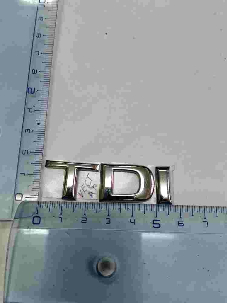 Emblema Opel Vectra TDI 5,5 cm.
