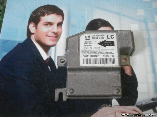 Airbag Centralita Opel Corsa C 7161 A6 GM 24439954 24439954LC TEMIC 327963935
