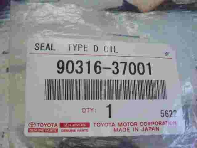 1 unidad Seal Type D Oil  Toyota Lexus RAV4 RX 300 RX 330 RX 350 9031637001
