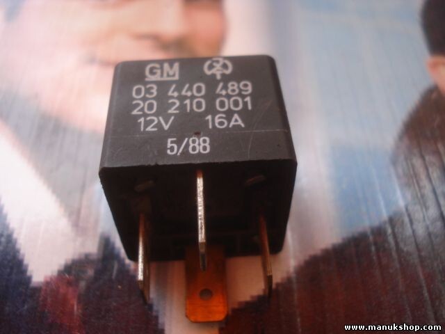 Relè Opel Kadett Corsa Astra F GM 12V 16A 03440489 20210001