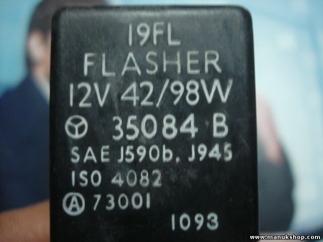 Relé de intermitencia Porsche 944 35084B 35084 B 19FL 12V SAE J590B.J945