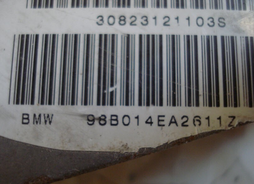 Sensor de impacto de airbag BMW 30823121103S 98B014EA2611Z