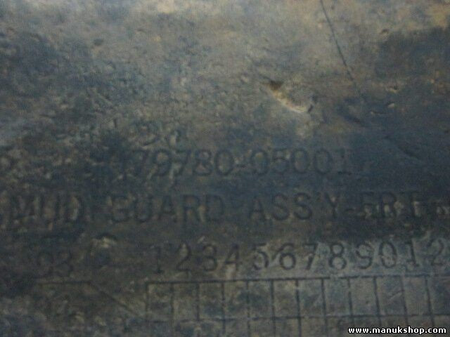 faldilla SsangYong Musso 1993-2006 7978005001 79780-05001 79780 05001