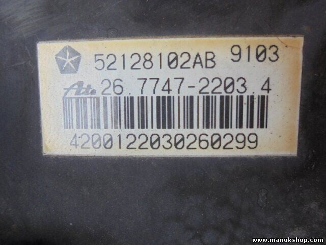 Servofreno Jeep Grand Cherokee II WJ, WG 3.1 TD 1999/04-2005/09 3125 ccm, 103 KW