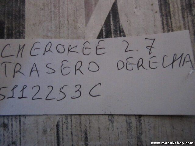 Palier transmision trasero derecho Jeep 2.7 CRD 4x4 5112253C