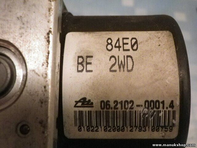 Unidad hidráulica del ABS Opel Agila 84E0BE2WD 84E0 BE 2WD 06210200014 5WK84029
