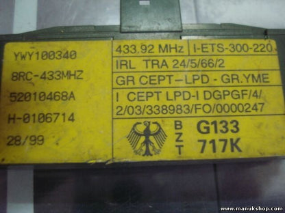 Control de la unidad de alarma inmovilizador módulo Land Rover 52010468A