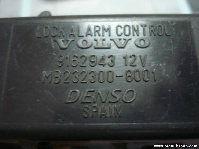 Control de la unidad de alarma inmovilizador módulo Volvo 9162943 MB2323008001 