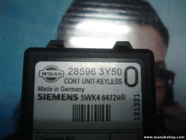 Controlador cierre centralizado Nissan 28596 3Y50 285963Y50 285963Y500