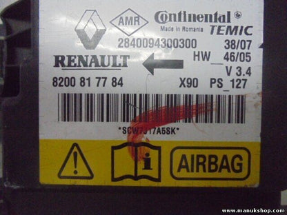 Sensor de impacto de airbag Renault 8200817784 8200 81 77 84 2840094300300 V 3.4