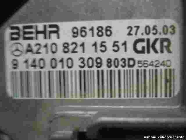 Resistenza al riscaldamento Mercedes A2108211551 BEHR 96186 KR 9140010309803D...