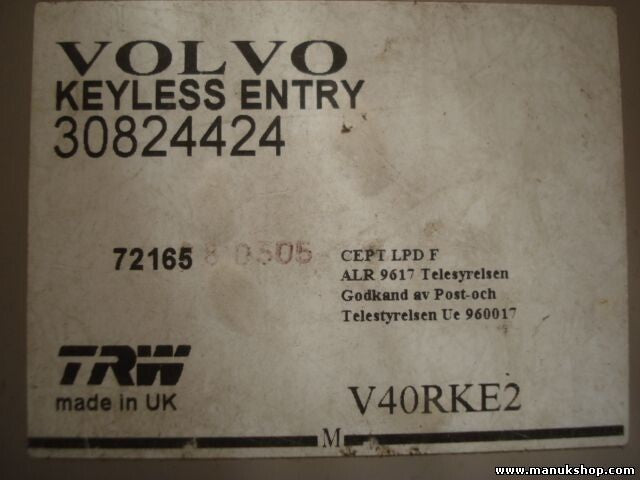 VOLVO V40 S40 30824424 72165 relè