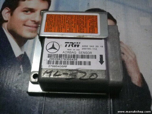 Sensor de impacto de airbag Mercedes-Benz ML320 W163 A0025422018 200195112