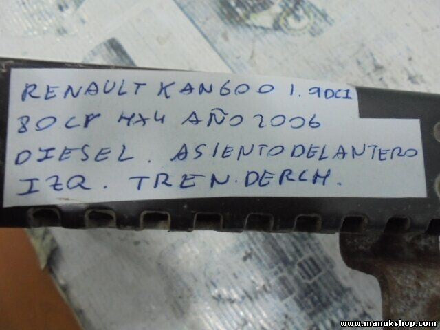 Guía de asiento derecho lado izquierdo Renault Kangoo 1.9 DCI 80 CV 4X4 2006