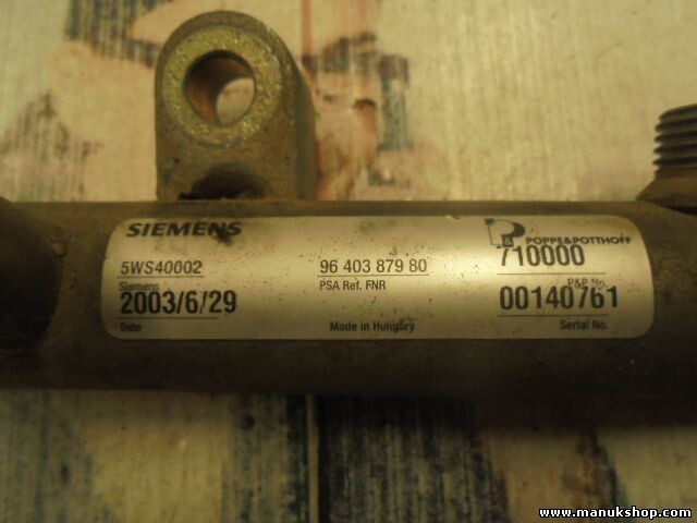 RAMPA INYECTORA Citroen Peugeot 5WS40002 5WS 40 002 9640387980 00140761 710000