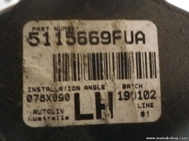 Cinturón de seguridad delantero izquierdo SsangYong Actyon Kyron 7461008002FU