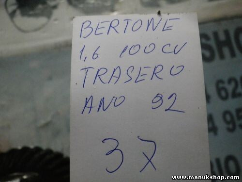 Grupo Diferencial Trasero Bertone Freeclimber BMW 6TD 2.4L (1989-1993) piñón 37