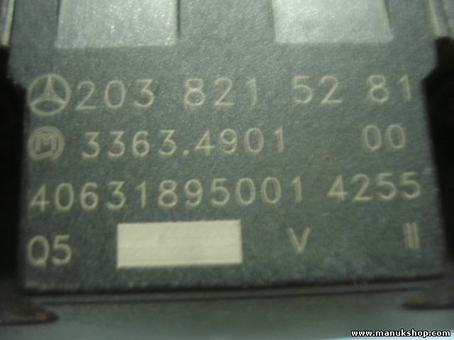 Interruptor de emergencia Mercedes-Benz 2038215281 33634901 40631895001