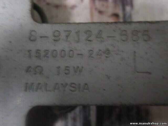 Altavoces de agudos dejaron Opel Frontera B 897124686 152000249 152000 249