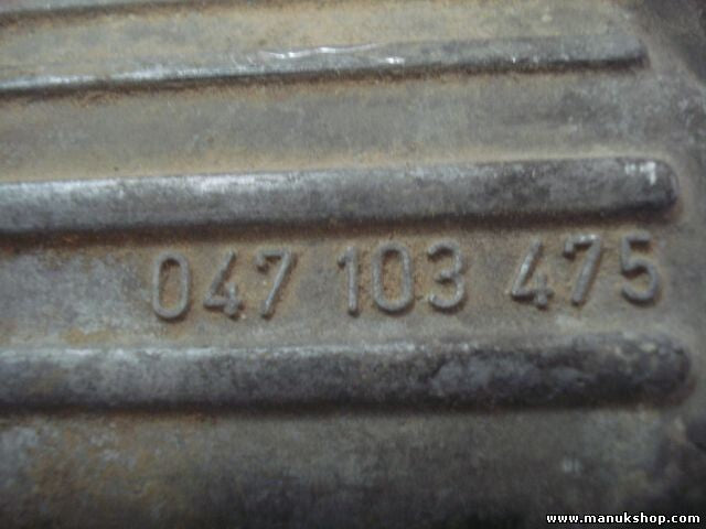 Cubierta del motor Porsche 924,2,0 1975-1989 047103475 047 103 475