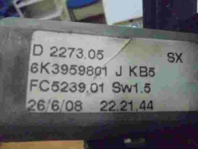 Meccanismo sollevatori anteriore sinistro Seat Cordoba 6K3959801 6K3959801J