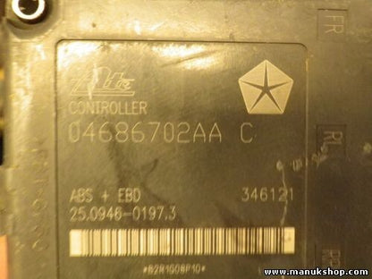 ABS Centralita Chevrolet Chrysler Voyager 2.5 Dodge 04686702AAC 25094601973
