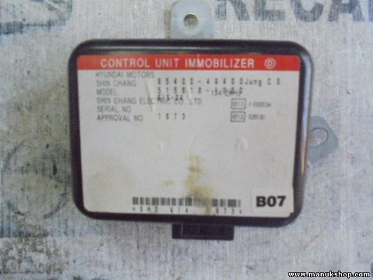 Control de la unidad de alarma inmovilizador módulo Hyundai H1 954004A400