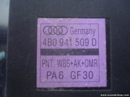 Interruptor de emergencia Audi A6 WBS+AK+OMR 4B 4B0941509D 4BO941509D
