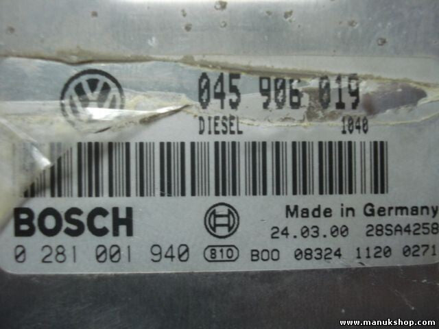 Centralita del motor Skoda Fabia VW Polo Seat Ibiza 1.4 045906019