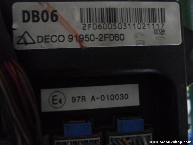 Caja de fusibles Kia Cerato (2004–2005) DB06 DECO 91950-2F060 919502F060