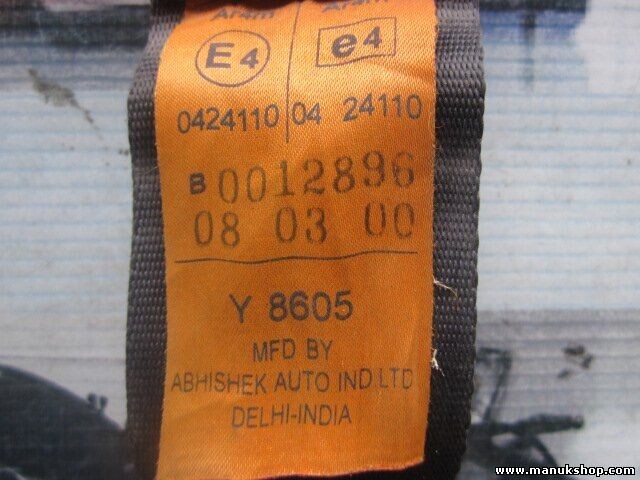 Cinturón de seguridad delantero derecho Tata Safari 0012896 0424110 E40424110