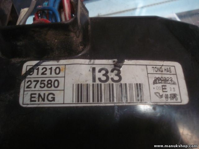 Caja de fusibles Hyundai Coupe Tiburon 91210 27580 ENG I33 9121027580