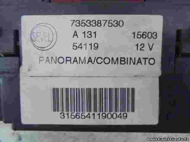Interruptor de emergencia warning  Fiat Ducato Citroen Jumper Boxer 7353387530