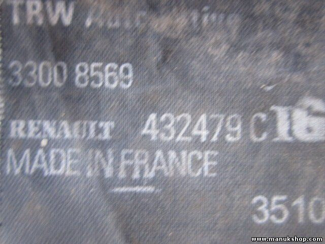 Cinturón de seguridad delantero izquierdo Renault Scenic I JA TRW 33008569