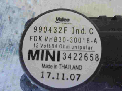 Calefacción actuador Mini Cooper 3422658 VALEO 990432F ind.C FDK VHB3030018A 