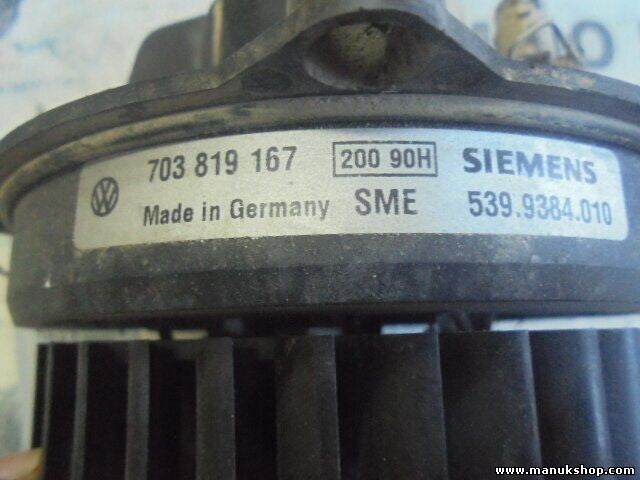 Ventilador de Calefacció VW Volkswagen Transporter 703819167 703 819 167 SIEMENS