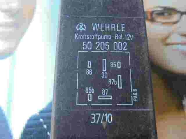 Relè pompa carburante Opel WEHRLE 50205002 50 205 002 12V