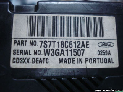 A/C System Ford Mondeo CD3XX 7S7T18C612AE