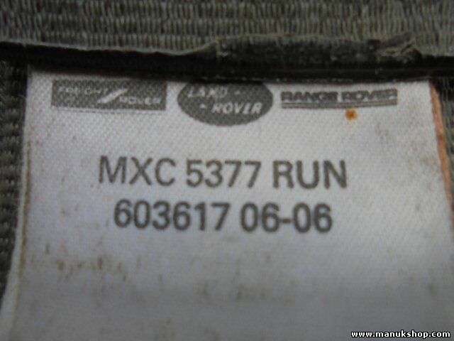  Cinturón de seguridad trasero izquierdo  Range Rover MXC5377RUN MXC 5377 RUN