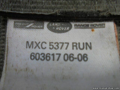  Cinturón de seguridad trasero izquierdo  Range Rover MXC5377RUN MXC 5377 RUN