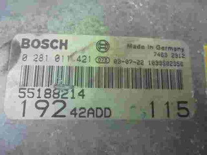 Centralita FIAT STILO 55188214 19242ADD115 1099S02356 BOSCH 0281011421