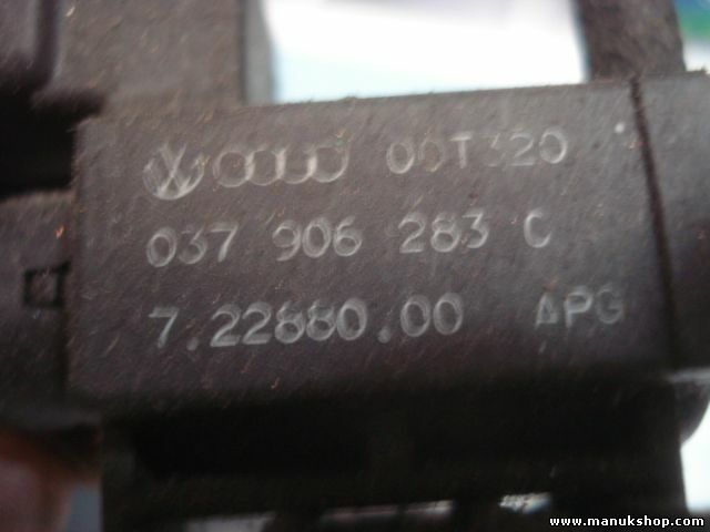 Solenoide valvola per vuoto VW Audi Skoda 037906283C 72288000 7.22880.00