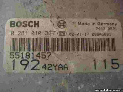 Centralina motore Fiat Stilo 55181457 28SA5661 19242YAA 115 BOSCH 0281010337