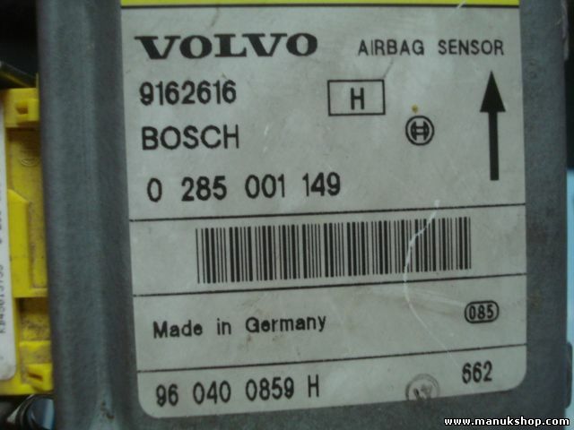 Airbag Centralita Volvo 940 1994-1998 9162616 960400859H BOSCH 0285001149